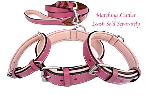 Leather Dog Collar for Girl Female Dogs, WANYANG Braided Leather Dog Collars  Adjustable Soft Touch Padded Collars for Small Medium Large Boy Cats Puppy  Dogs Pet, Pink and Black - Yahoo Shopping