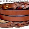 Soft Touch Collars - Padded Leather Dog Collar , Medium Brown , Genuine Real Leather, Great for Male or Female Dogs