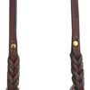 Soft Touch Collars - Leather Braided Coupler Dog Leash, Brown - Perfect For Walking Two Dogs with One Lead