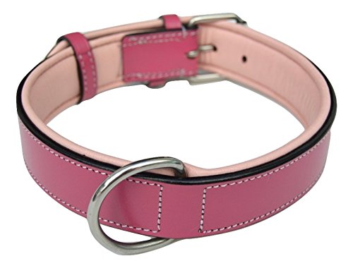 2 Pink Designer Dog Collar Fits 20 to 24