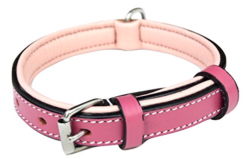  Elegant little tail Pink Dog Collar and Leash, Durable Pet  Collar, Leather Dog Collar Adjustable Girl Dog Collars for X-Small Dogs :  Pet Supplies