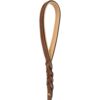 Soft Touch Collars, 6 Foot Braided Leather Dog Leash with Traffic Handle, Two Handles for Training and Safety, Double your Control with 2 Locations, Lead for Large and Medium Dogs Brown 6ft x 3/4 Inch