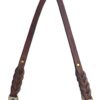 Soft Touch Collars - Leather Braided Coupler Dog Leash for Two Dogs , Brown - Walk 2 dogs with only 1 lead - 18 Inches Long x 3/4 inch Wide