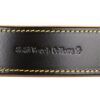 Soft Touch Collars - Black Leather Padded Dog Collar , Size Medium, 20" Long x 1" Wide , Fits Neck Size 14.5" to 17.5" Inches